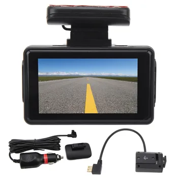 Jazda autom Záznamník 3-Palcový IPS Displej Noc Dash Cam Predné a Zadné Duálny Fotoaparát Slučky Nahrávanie 1080P HD pre Parkovanie