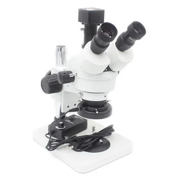 7X-45X Elektronické Biologické Trinocular Stereo Microscopeand a Stereo Lupa Mikroskop s Piliera Stojan