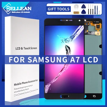 1PCS Testované OLED A700 Obrazovky Pre Samsung Galaxy A7 2015 Lcd A7 Displej S Dotykovým Digitalizátorom. Montáž, Doprava Zdarma