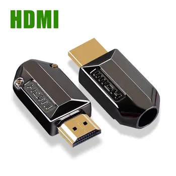 Konektor HDMI s Kovovým plášťom DIY kompatibilný s HDMI Zváranie Plug High Speed HD Dátový Kábel Konektory pre Počítač, TV Čistej Medi