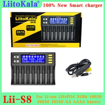 LiitoKala Lii-202 Lii-402 Lii-PD4 Lii-500 Lii-S8 Nabíjačka 18650 26650 21700 AA AAA 3,7 V Li-Ni-MH Batérie