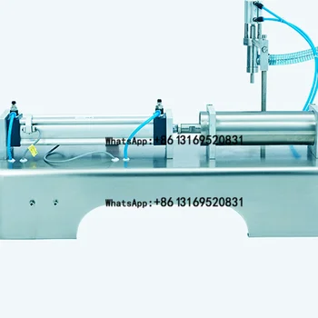 Prispôsobené Horizontálne Pneumatické Liquid Náplň Stroj Rotačný Ventil Kvantitatívne Vložiť Plniaci Stroj Automatické