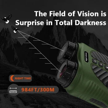DT39 2.5 K UHD 40M Pixelov Ďalekohľad Ďalekohľad 4X 8X Optický Zoom Digitálny 300M Infračervené pre Nočné Videnie pre Lov Camping