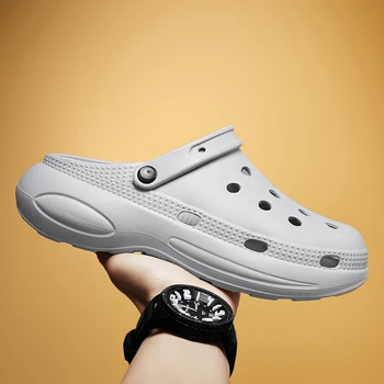 2023 Mužov Bežné Sandále Vonkajšie Letné Sandále Kvalitné Papuče Mäkké Jediným pánske Plážové Sandále Priedušná Hrubé EVA Sandále