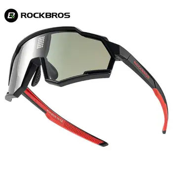 Rockbros SP280 Cyklistické Okuliare Photochromic Polarizované UV400 Ochrana Smart Electronic Chip Rýchlu Zmenu Farby Okuliare