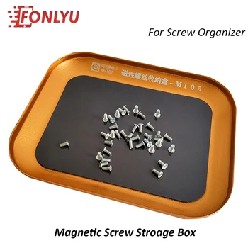 Amaoe Magnetické Skrutku Úložný Box Hliníkovej Zliatiny Skladovanie Zásobník Malé Diely Organizátori Skladovanie Zásobník Pre Mobilný Telefón Repair Tool