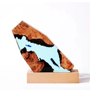 Kreatívne Jaskyňa Veľryba Diver Ploche Dekorácie Osobné Umenie
