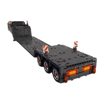 MOC-35223 rôzne nákladné automobily s riadiaci hriadeľ nízke zaťaženie prívesu montované budovy bloku hračky