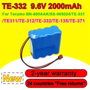Nová Batéria TE-332 Pre Terumo BN-600AAK SS-005024 TE-331 TE311 TE-312 TE-332 TE-135 TE-371 Vysokej Kvality 9.6 V