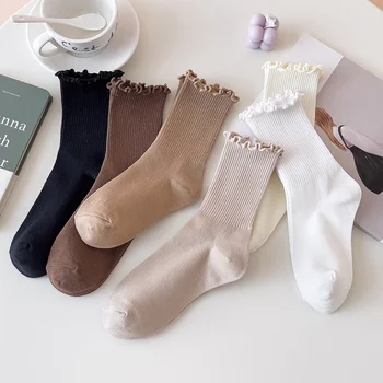 Dlhé Ponožky pre Ženy Móda Bavlna Wild Dezodorant Pohodlie Stručný Nové Pružná Priedušná Pohybu Bežné Dizajnér Prehrabať Japonskej