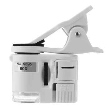 Mobile Pocket Mikroskopom Upraviť Videoklip Telefón S Mikroskopom Lupa Zväčšovacie Sklo so Zameraním High-definition Šperky, Sklo