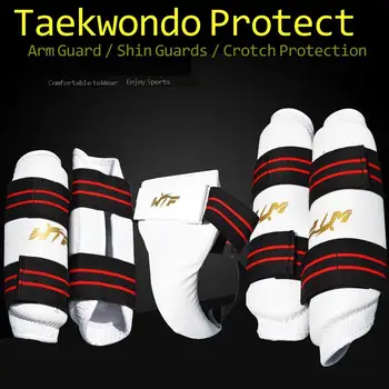 Taekwondo Rameno Nohu Protecter Karate Koleno Ochrany Bojových Umení Bojová Výstroj pre Dospelých Detí Bojový Šport Shin Stráže Rozkroku