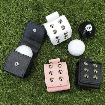 2023 PU Kožené Golf Ball Bag Nity Golf Loptu Mini Puzdro Skladovanie Pocket Ochranný Kryt, Pás Tašky Golf Šport Príslušenstvo
