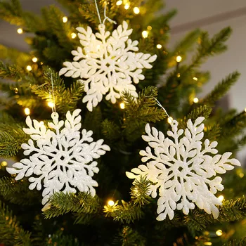 2023 Vianočné Ozdoby Navidad Stromu Visí Prívesok Vianoce Moose Vločka Snehová Vločka Anjel Vianočné Dekorácie Remesiel Pre Domáce